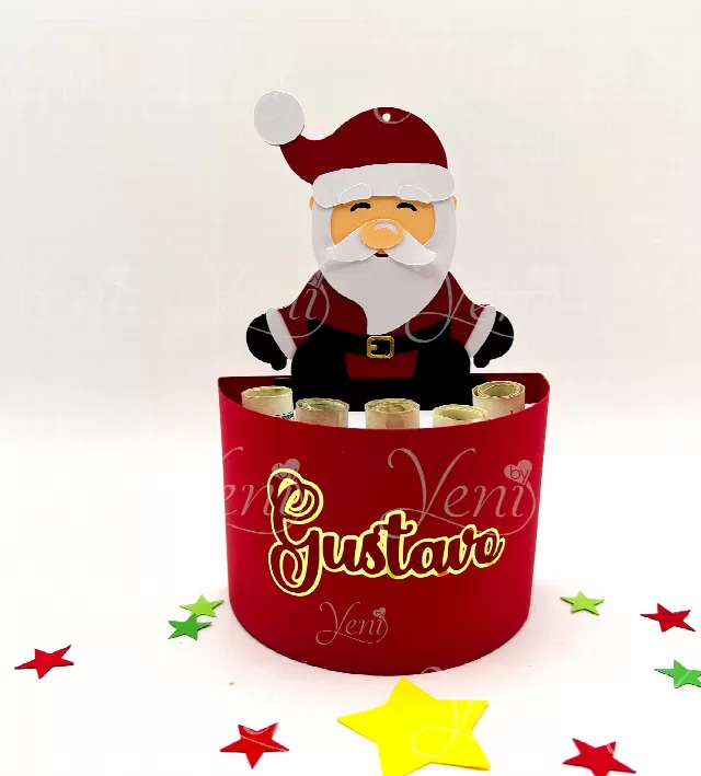 Santa Money Holder - Svg and Studio files
