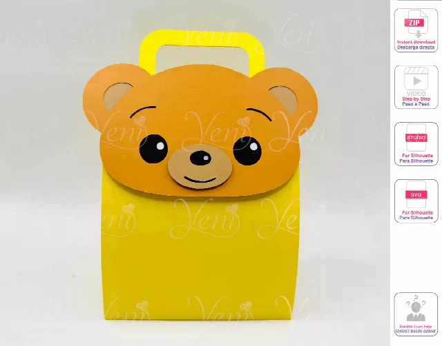 Bam candy bag  - Svg and Studio files