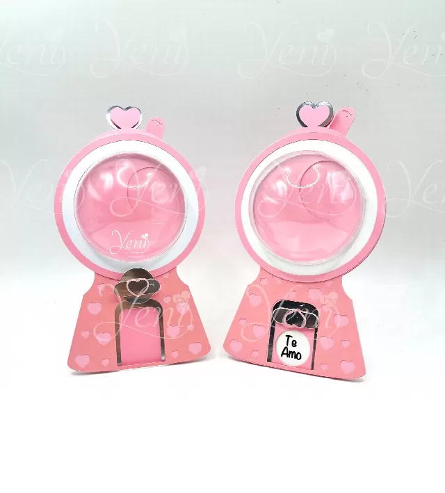 Bubble gum candy holder - For 4 sizes - Svg and Studio files