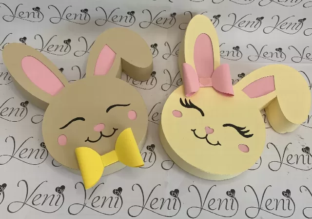 WITH Lid Bunny head candy box