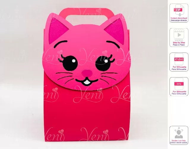 Mei Li candy bag - Svg and studio files